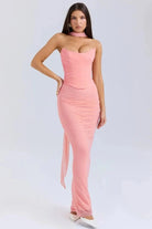 Women Dress | Fitted Maxi Dress-Women Dress-Lightsnest