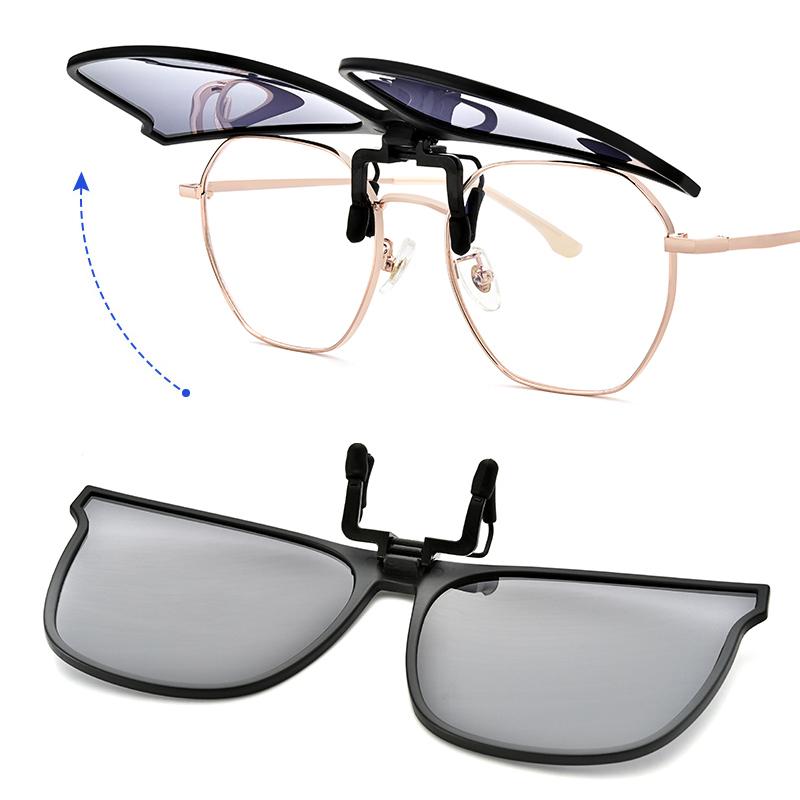 Polarized Clip-On Sunglasses | Flip-Up Eyewear-Eyeglasses-Lightsnest