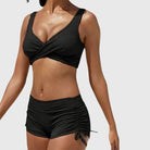 Women Swimsuit | Women Tankini Set With Shorts-Women Swimsuit-Lightsnest