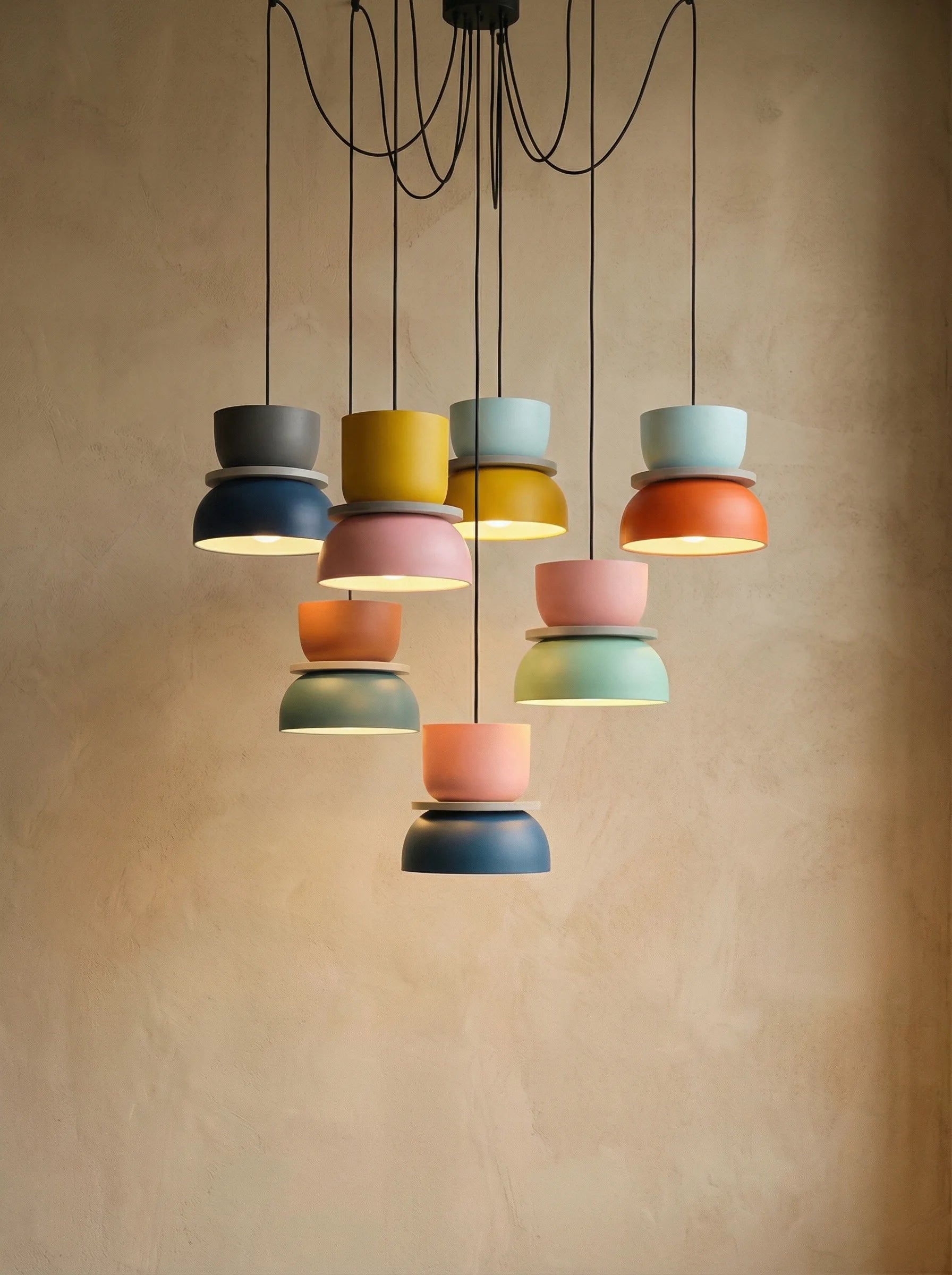Pendant Light | Layered Shade Structure-Pendant Light-Lightsnest