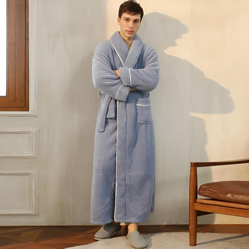 Unisex Bathrobe | Dressing Gown-Bathrobe-Lightsnest