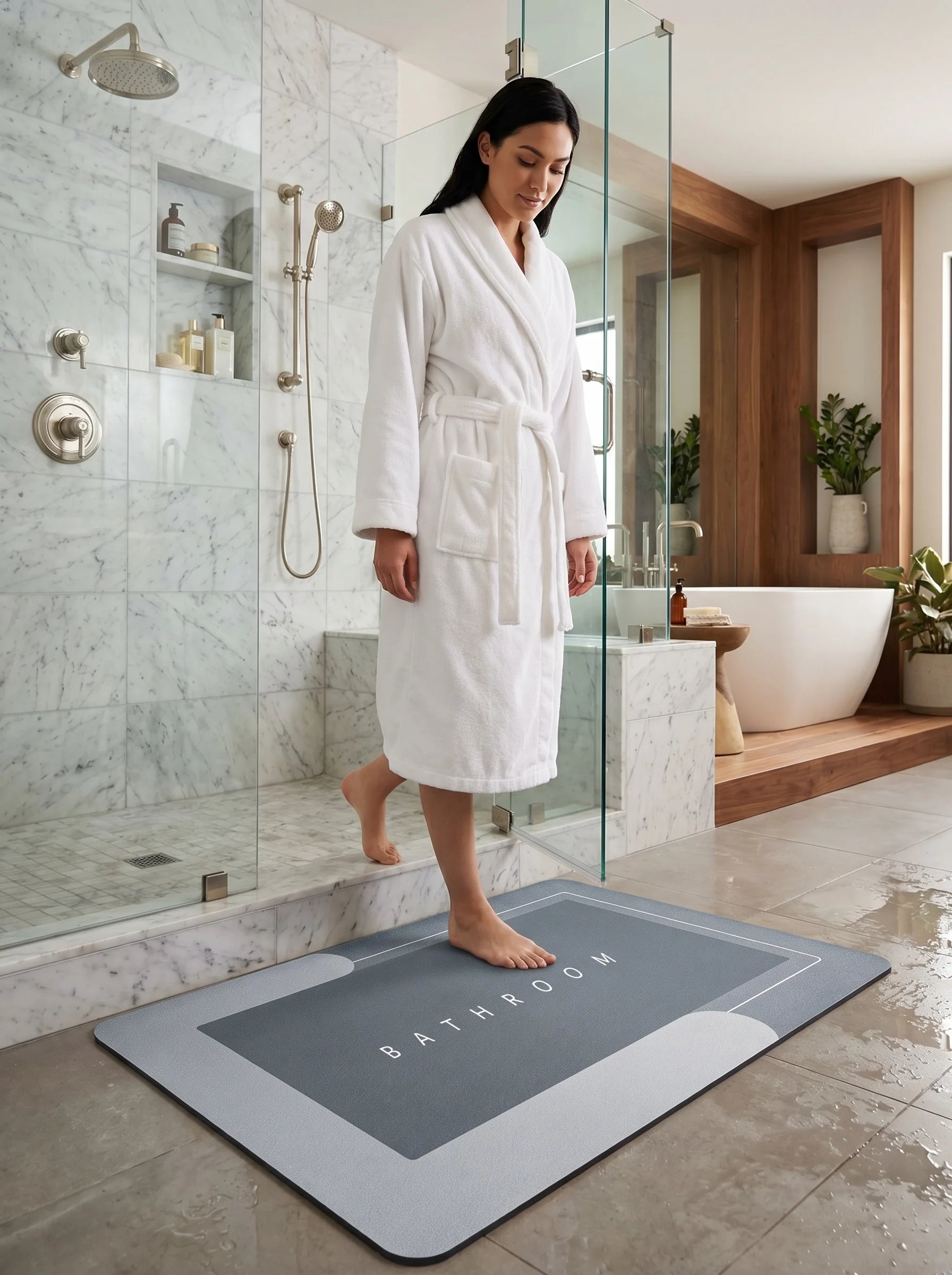 Bath Mat | Non Slip Shower Mat-Bathroom Mat-Lightsnest