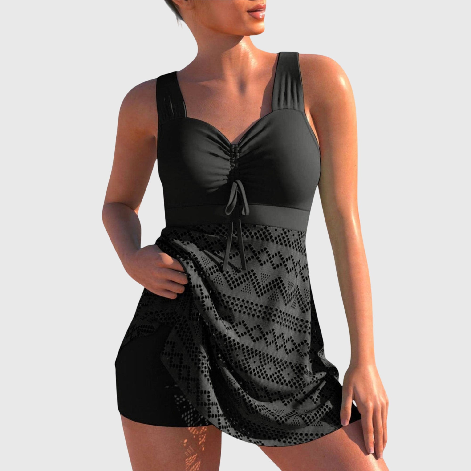Women Swimsuit | Ladies Modest Swim Dress-Women Swimsuit-Lightsnest