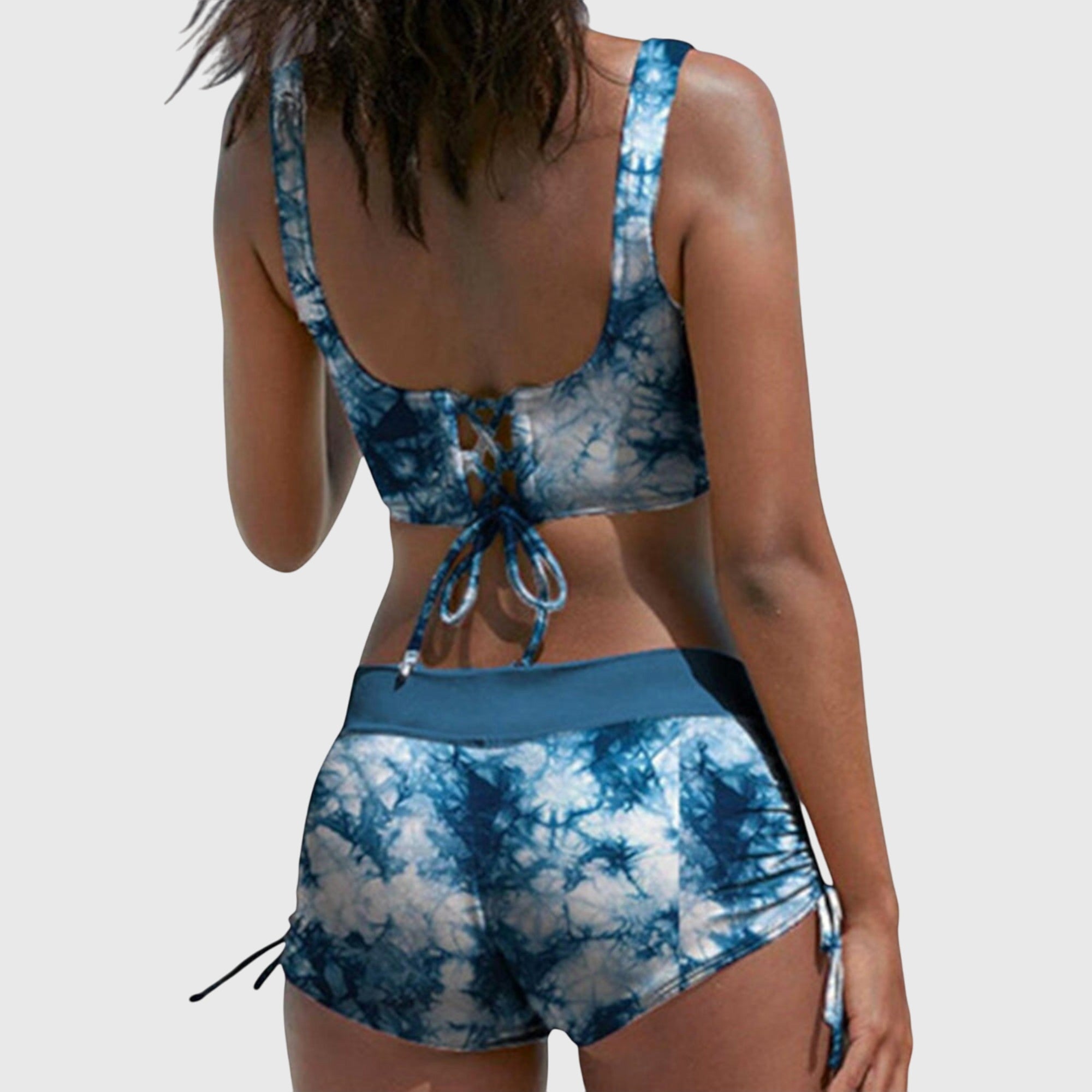 Women Swimsuit | Women Tankini Set With Shorts-Women Swimsuit-Lightsnest
