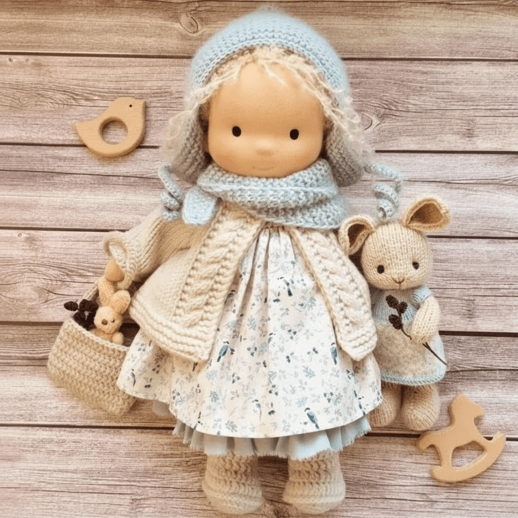 Rag Doll | Waldorf Doll-Doll-Lightsnest