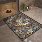 Bathroom Rug | Stone Design Bath Mat-Bath Mat-Lightsnest
