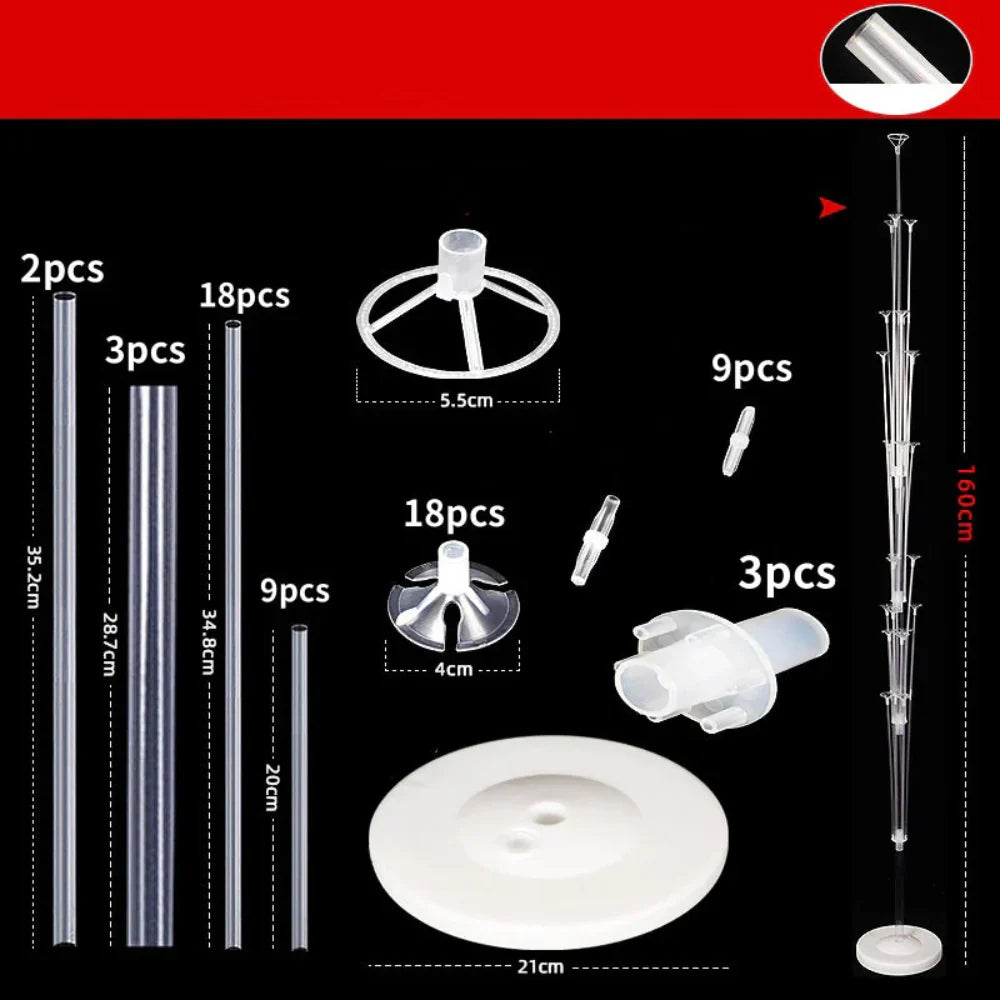 Balloon Stand | Table Balloon Display-Balloon Stand Set-Lightsnest