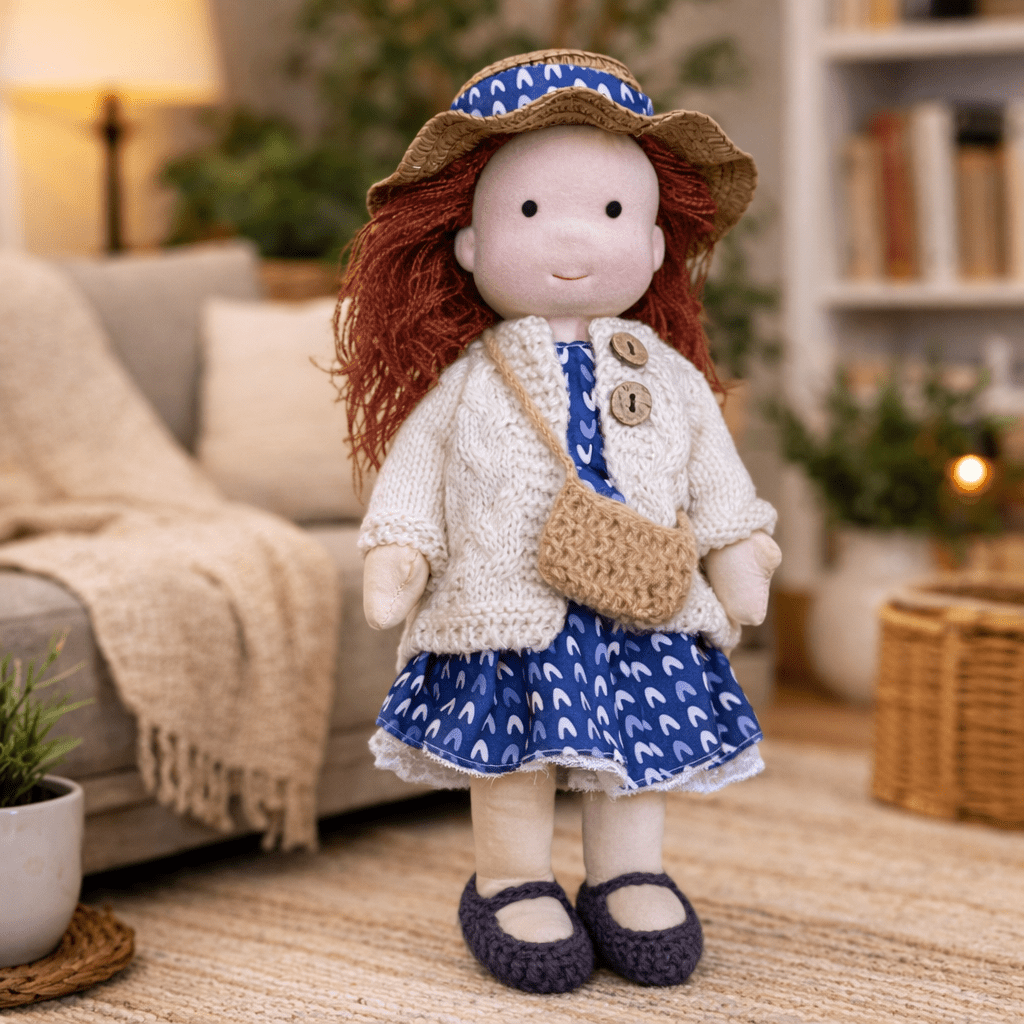 Waldorf Doll | Rag Doll Toys For Girls-Doll-Lightsnest