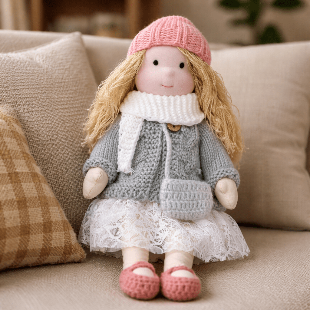 Waldorf Doll | Rag Doll Toys For Girls-Doll-Lightsnest