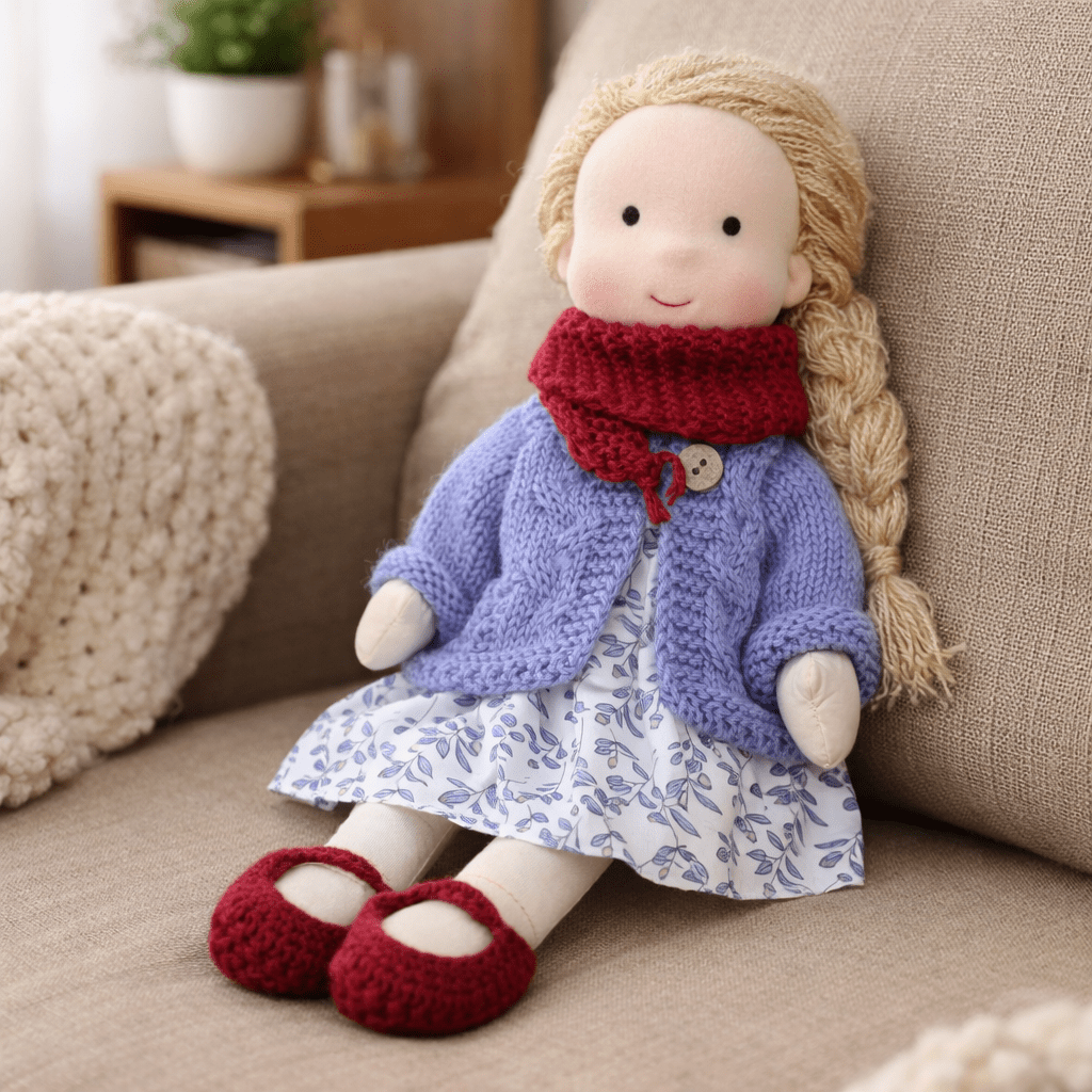 Waldorf Doll | Rag Doll Toys For Girls-Doll-Lightsnest