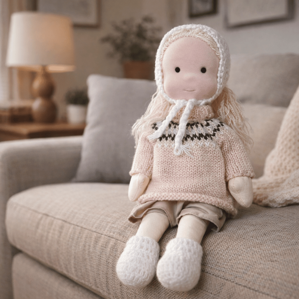 Waldorf Doll | Rag Doll Toys For Girls-Doll-Lightsnest