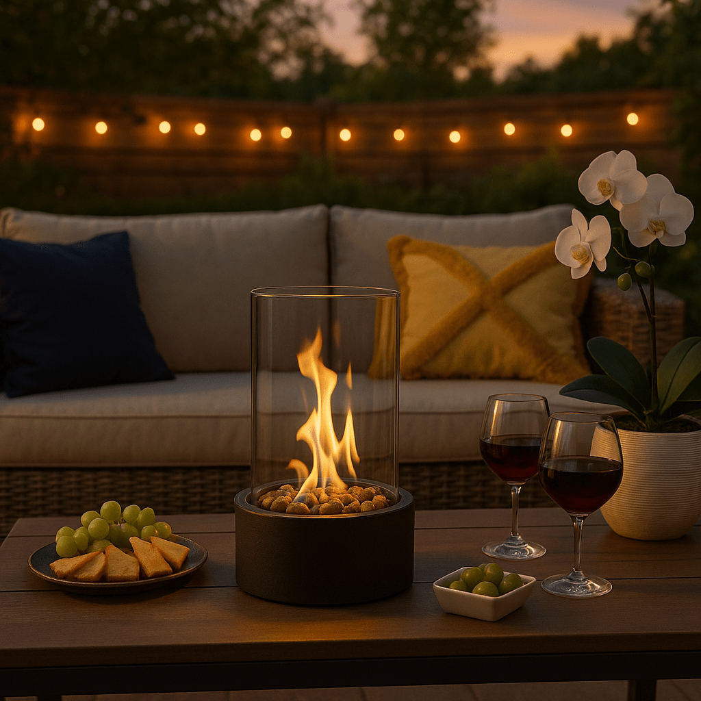 Mini Fire Pit | Table Top Fire Pit-Fireplace-Lightsnest