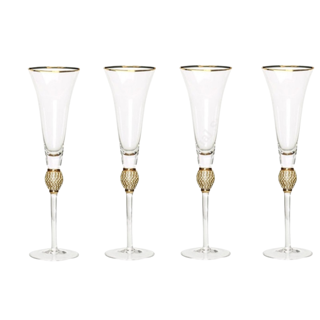 Champagne Flutes | Champagne Glasses-Glass-Lightsnest