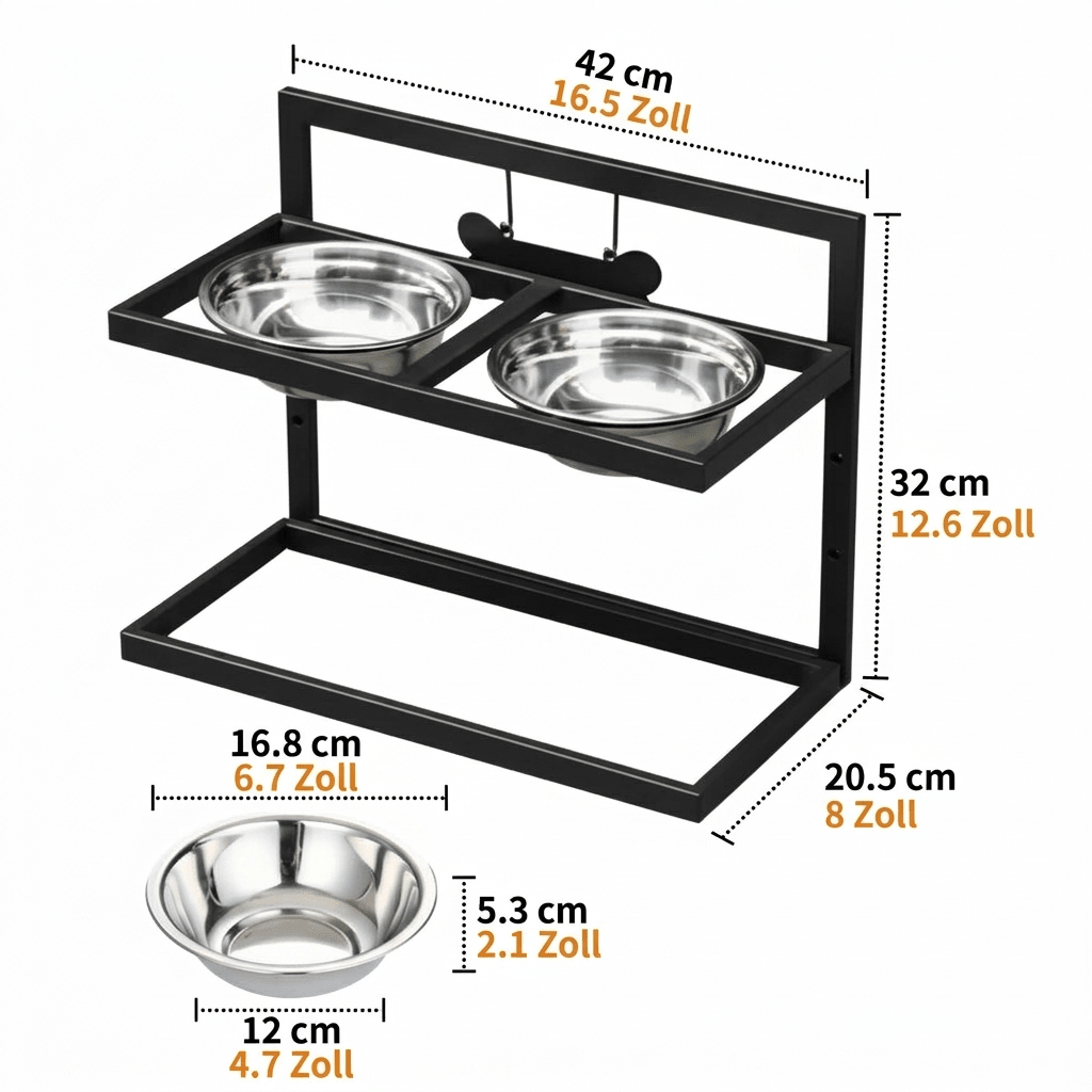 Raised Dog Bowls | Elevated Dog Slow Feeder-Pet Bowl-Lightsnest