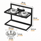 Raised Dog Bowls | Elevated Dog Slow Feeder-Pet Bowl-Lightsnest