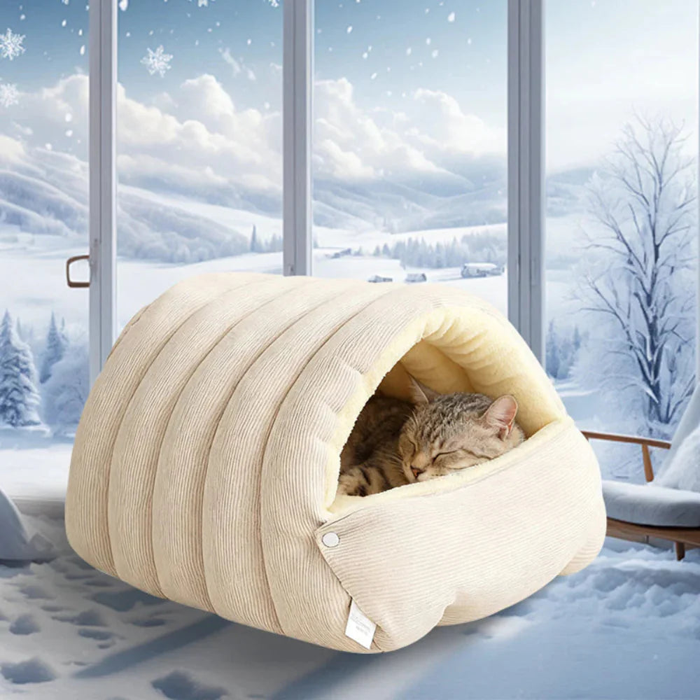 Cave Dog Bed | Indoor Pet House-Pet Cave-Lightsnest