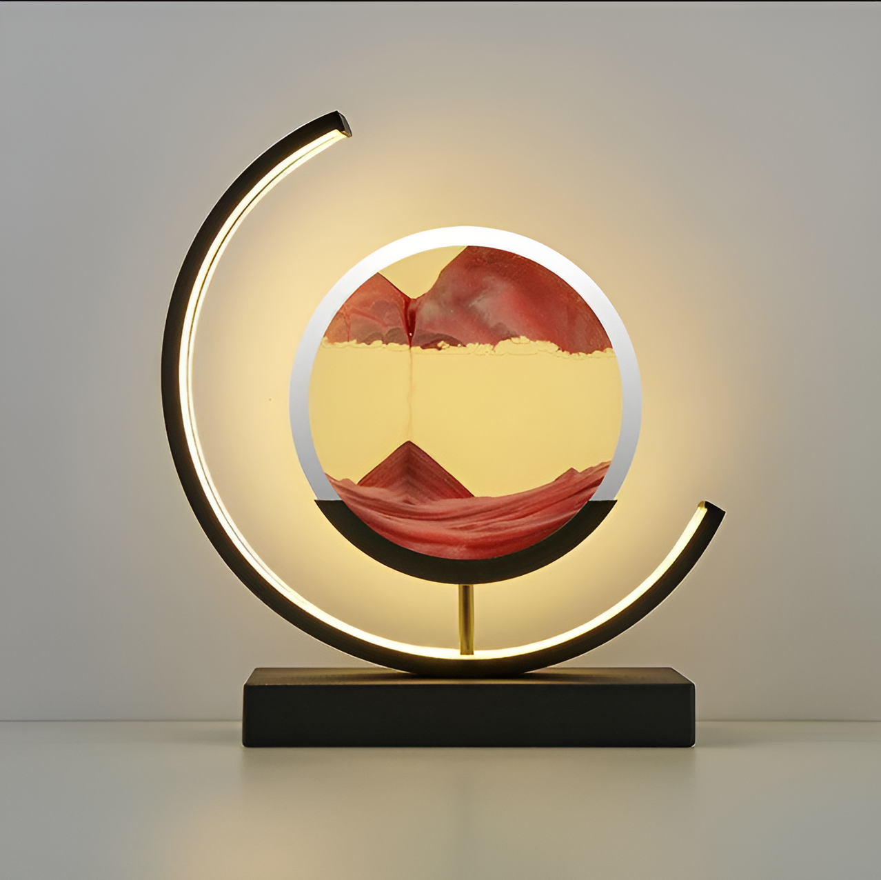 Sand Lamp | Art Deco Lighting-Table Lamp-Lightsnest