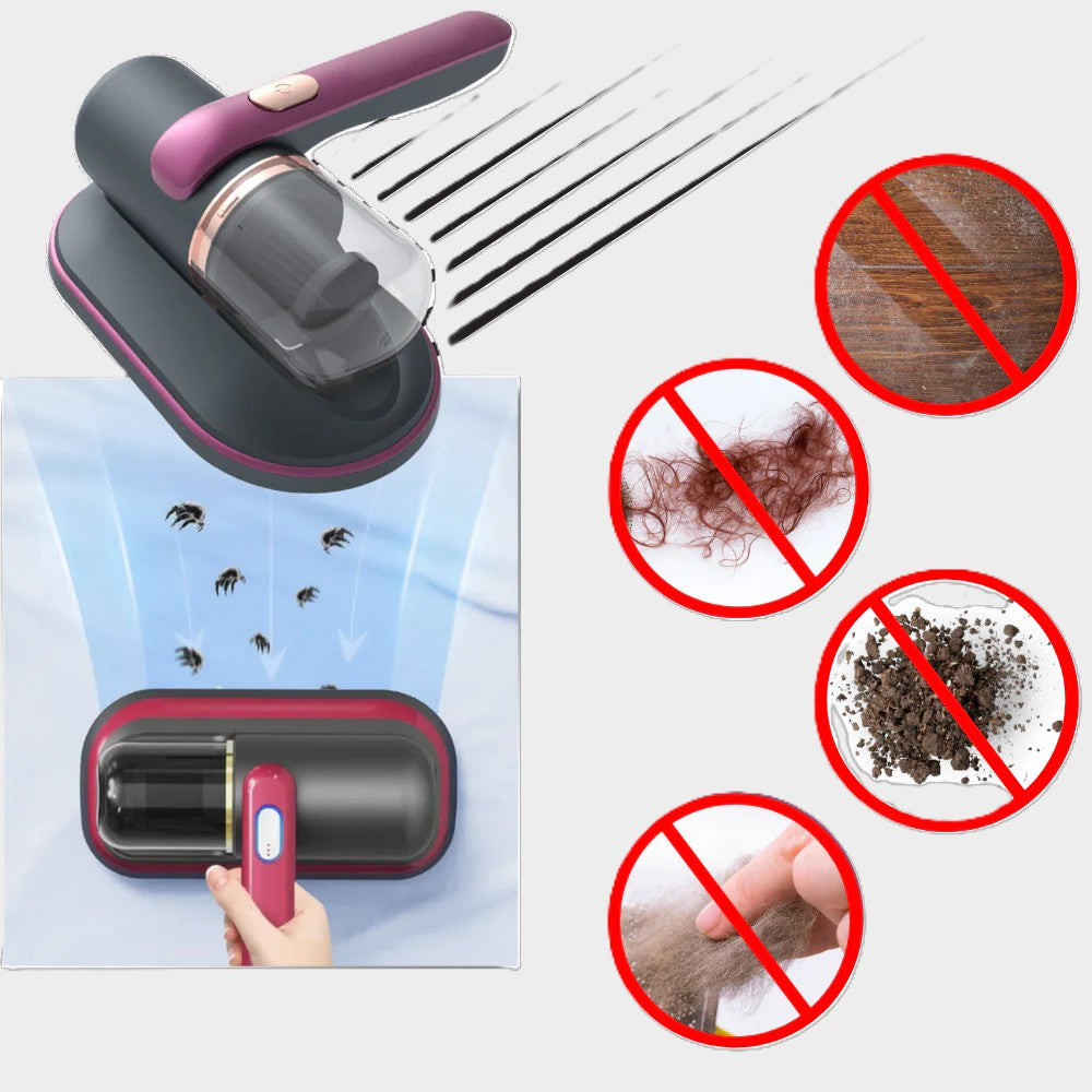 Mattress Vacuum | Handheld Dust Mite Hoover-Vacuum Cleaner-Lightsnest