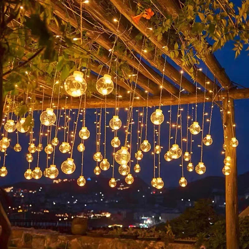 Outdoor Lights | Hanging Ball String Lights-Outdoor Lights-Lightsnest