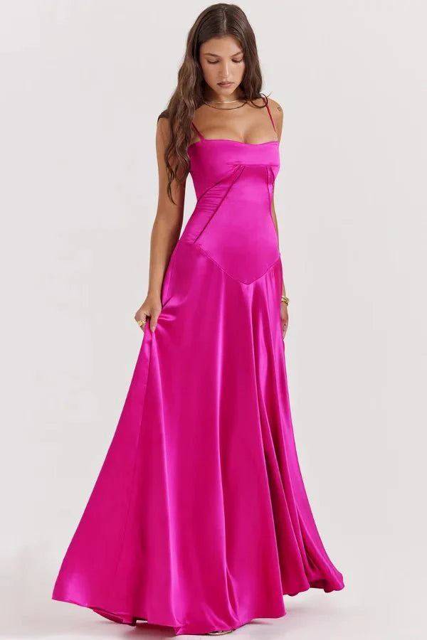 Women Dress | Elegant Evening Maxi Dress-Women Dress-Lightsnest