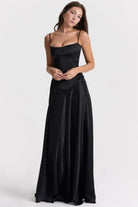 Women Dress | Elegant Evening Maxi Dress-Women Dress-Lightsnest
