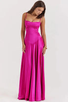 Women Dress | Elegant Evening Maxi Dress-Women Dress-Lightsnest