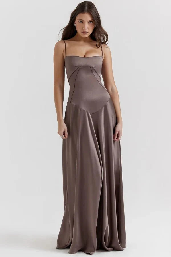 Women Dress | Elegant Evening Maxi Dress-Women Dress-Lightsnest
