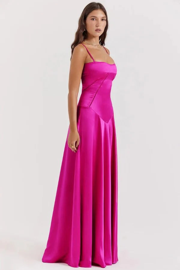Women Dress | Elegant Evening Maxi Dress-Women Dress-Lightsnest