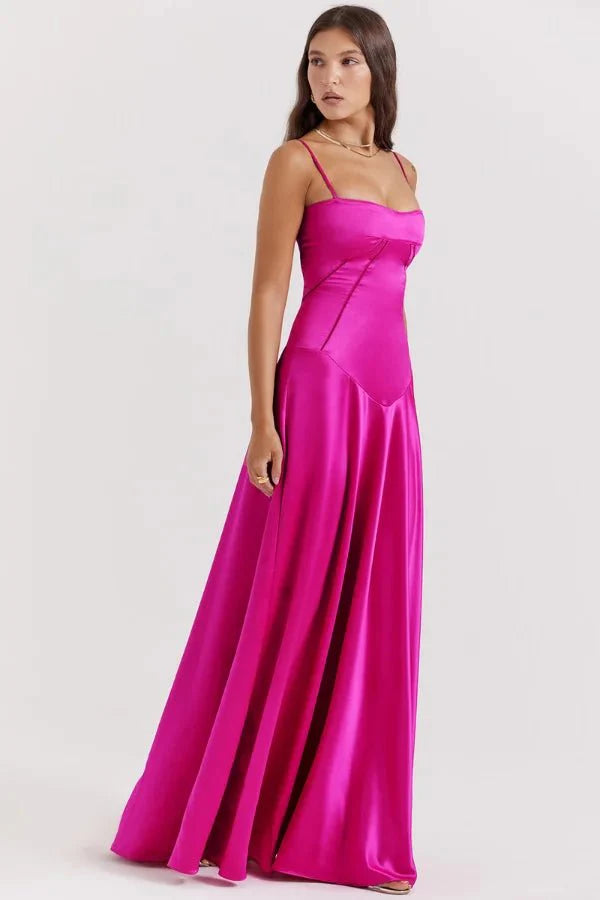 Women Dress | Elegant Evening Maxi Dress-Women Dress-Lightsnest