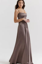 Women Dress | Elegant Evening Maxi Dress-Women Dress-Lightsnest