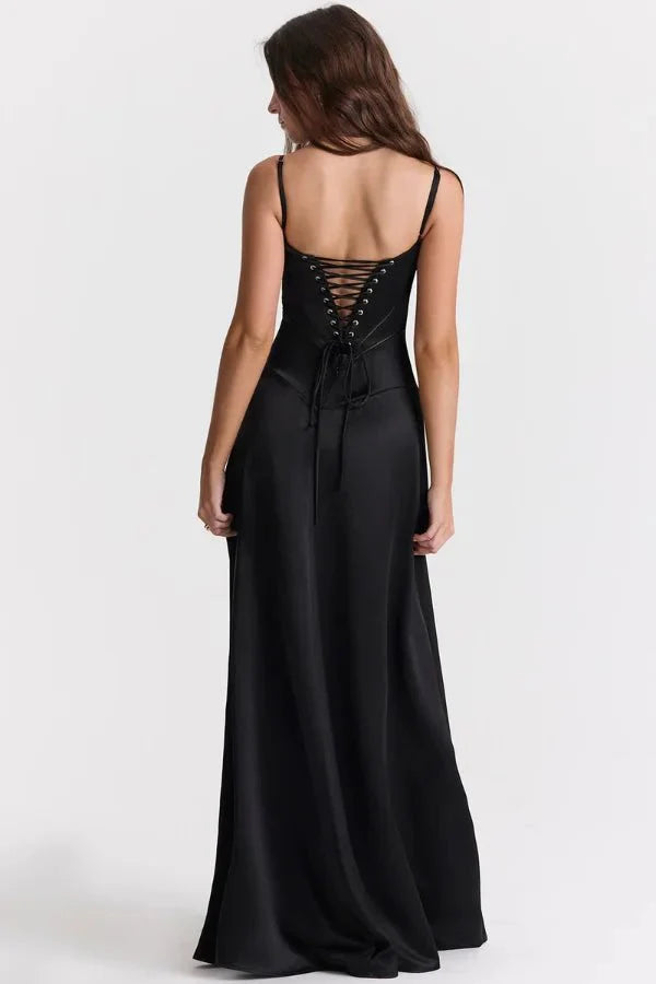 Women Dress | Elegant Evening Maxi Dress-Women Dress-Lightsnest