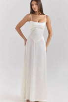 Women Dress | Elegant Evening Maxi Dress-Women Dress-Lightsnest