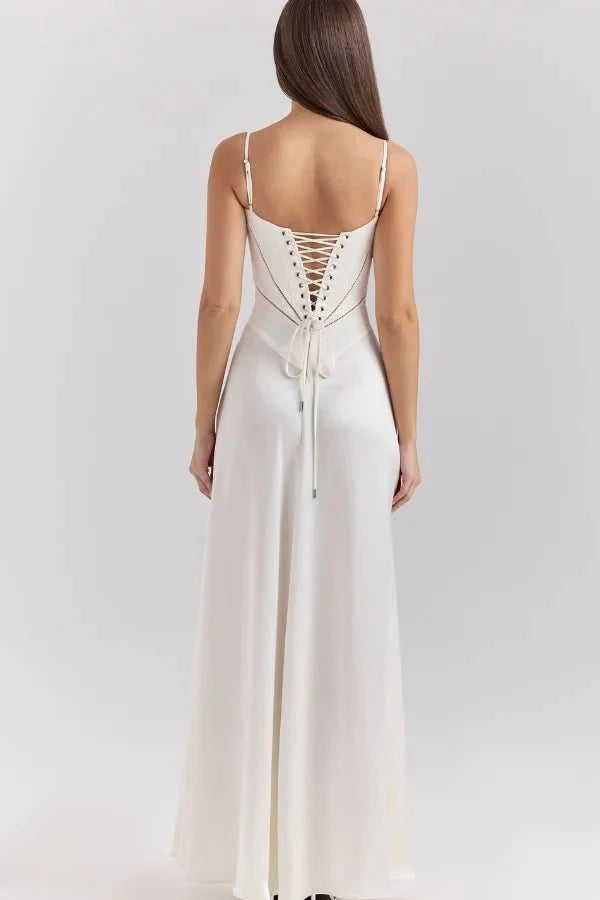 Women Dress | Elegant Evening Maxi Dress-Women Dress-Lightsnest