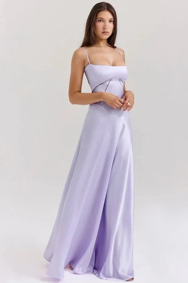 Women Dress | Elegant Evening Maxi Dress-Women Dress-Lightsnest
