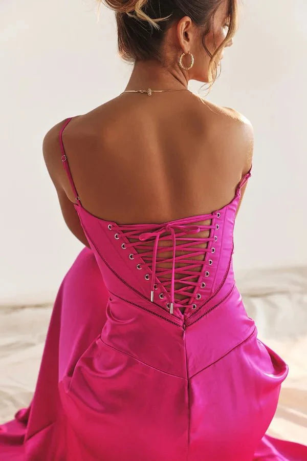 Women Dress | Elegant Evening Maxi Dress-Women Dress-Lightsnest