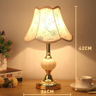Vintage Table Lamp | Floral Retro Bedside Lamp-Table Lamp-Lightsnest