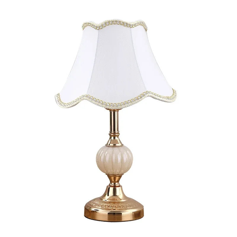 Vintage Table Lamp | Floral Retro Bedside Lamp-Table Lamp-Lightsnest