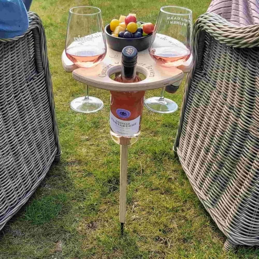 Wine Table | Picnic Table-Picnic Table-Lightsnest