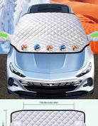 Car Windscreen Cover | Winter Frost Protector-Windscreen Cover-Lightsnest