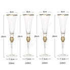 Champagne Flutes | Champagne Glasses-Glass-Lightsnest