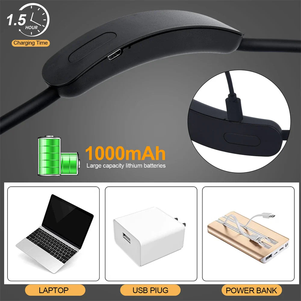 Reading Light | Neck Book Reading Light-Reading Light-Lightsnest