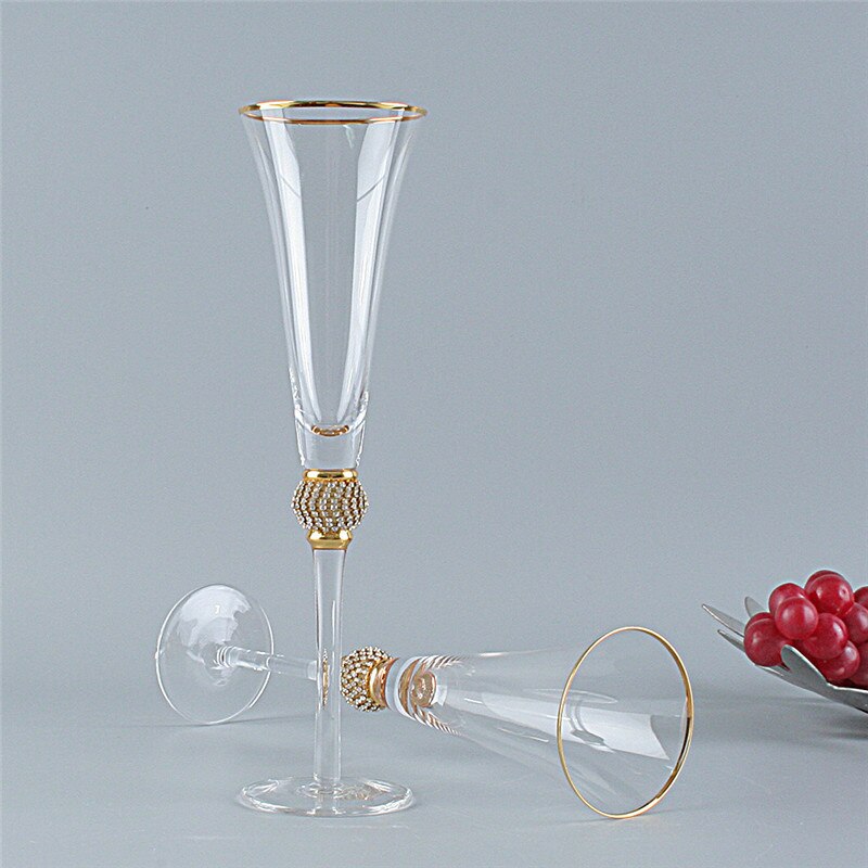 Champagne Flutes | Champagne Glasses-Glass-Lightsnest