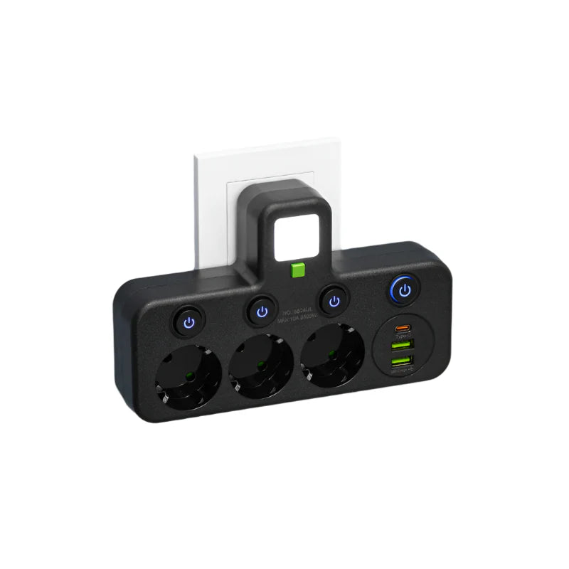 European Plug Adapter | Multi Plug Adapter USB-Adapter-Lightsnest
