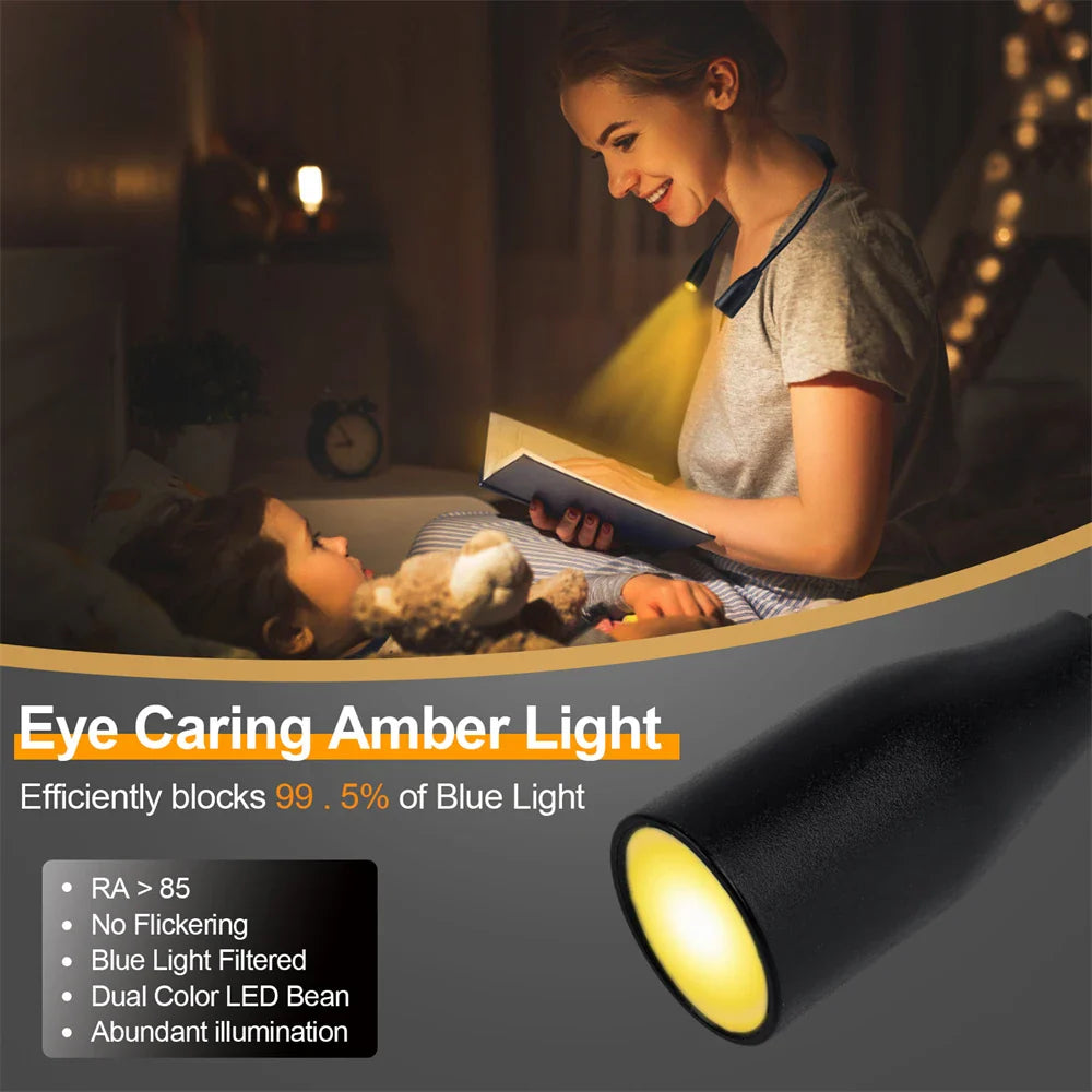 Reading Light | Neck Book Reading Light-Reading Light-Lightsnest