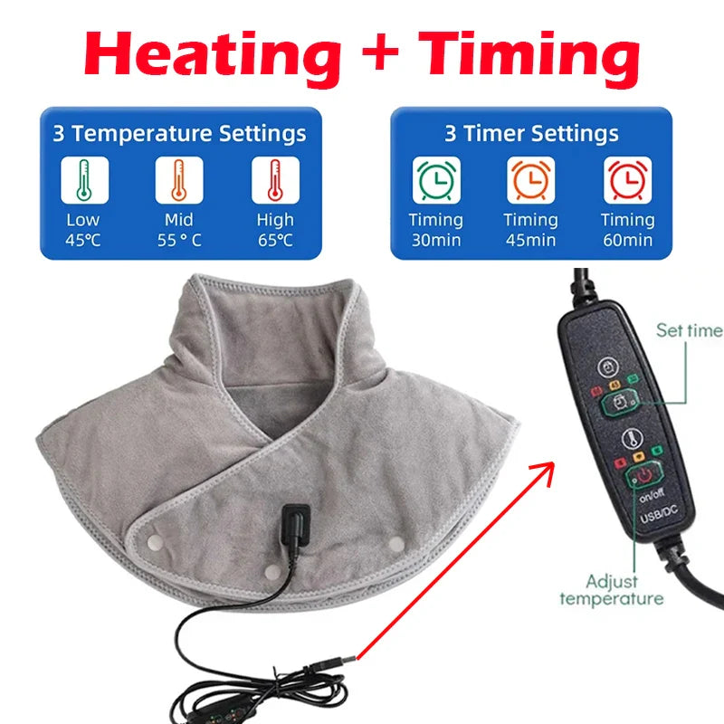 Neck Heating Pad | Neck And Shoulder Heat Pad-Health & Beauty-Lightsnest