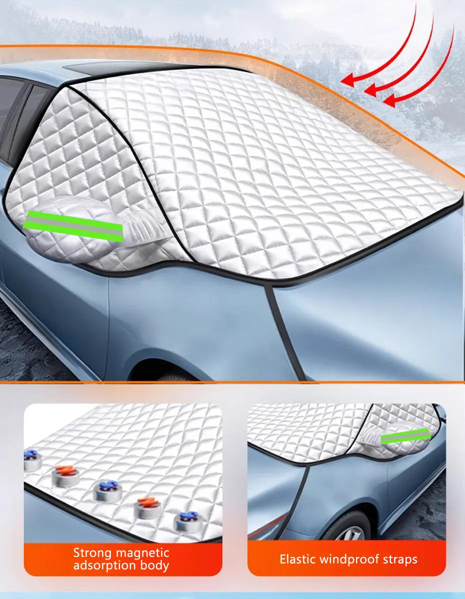 Car Windscreen Cover | Winter Frost Protector-Windscreen Cover-Lightsnest