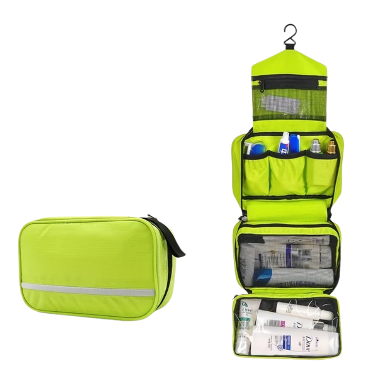 Foldable Toiletry Bag | Travel Bathroom Organizer-Organizer-Lightsnest