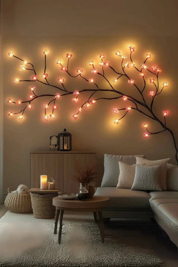 Wall Art | Lighted Tree Branches-Wall Light-Lightsnest