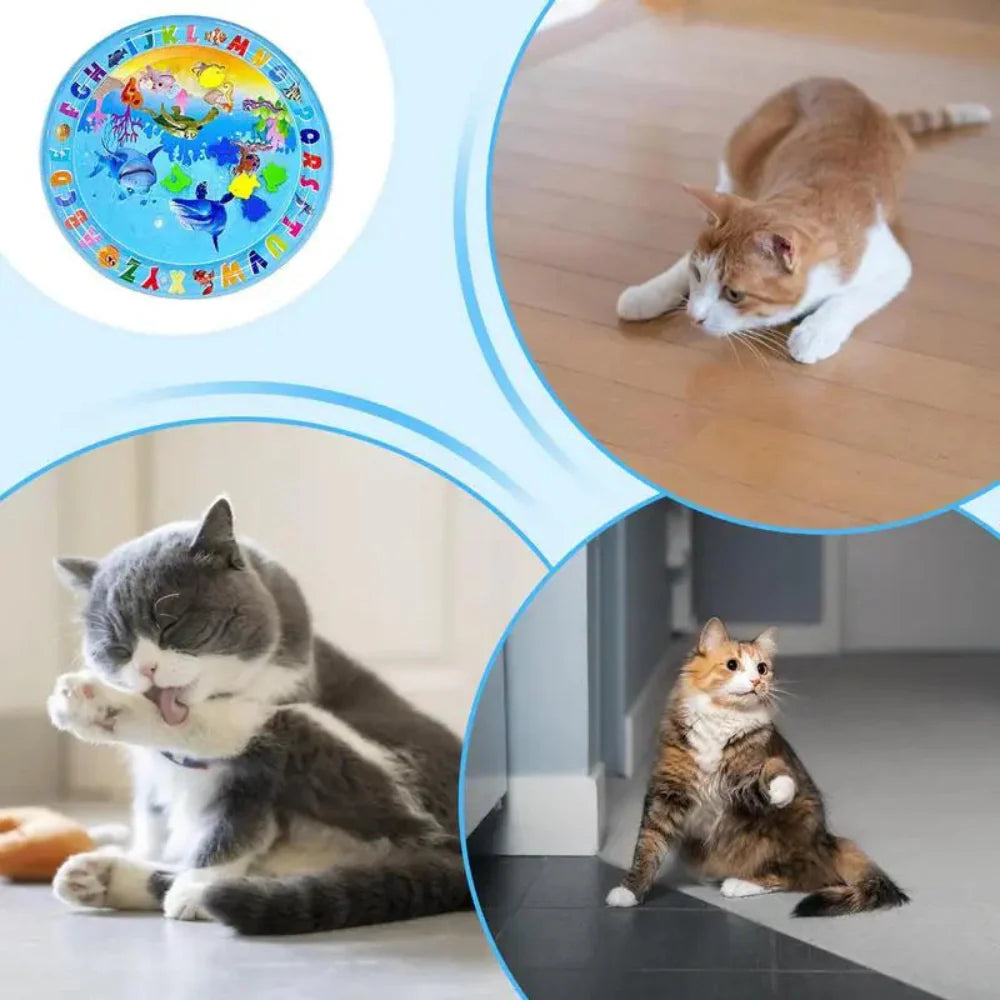 Sensory Water Mat | Interactive Pet Play Mat-Pets Play Mat-Lightsnest