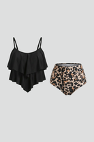 Women Swimsuit | Ruffle High Waisted Bikini-Women Swimsuit-Lightsnest